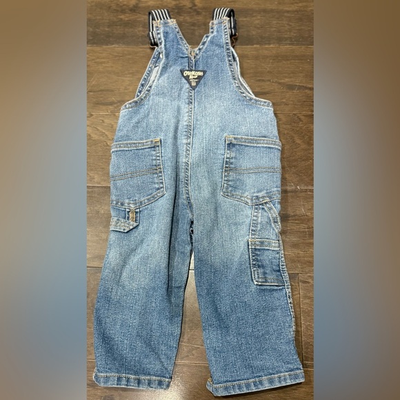 OshKosh BGosh Denim Overalls 12M - Picture 4 of 5